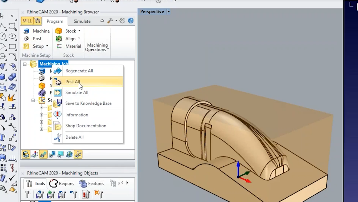 Example 3 Axis Robot Machining - Image 1