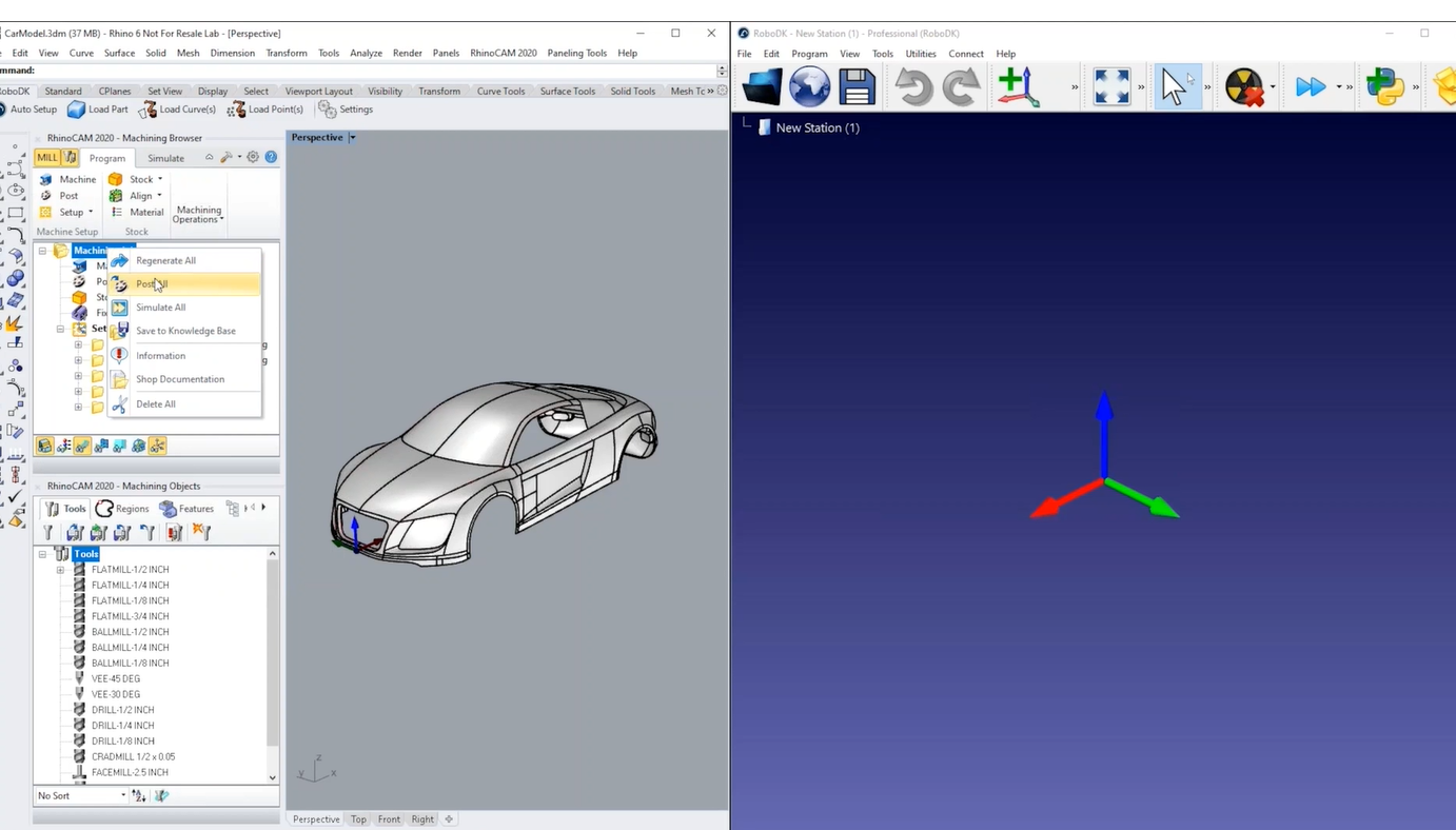 Example 5 Axis Robot Machining - Image 1